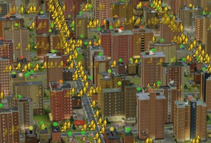 homeless SimCity